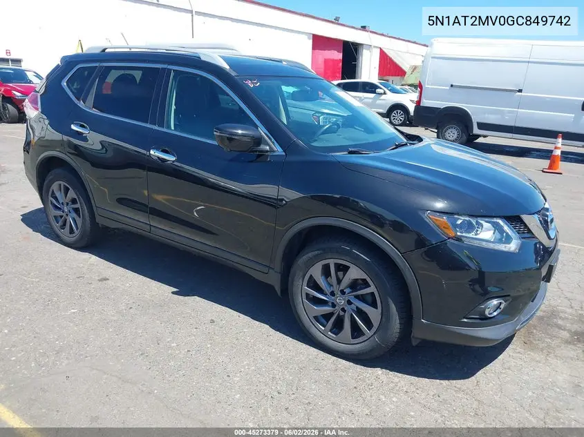 5N1AT2MV0GC849742 2016 Nissan Rogue Sl