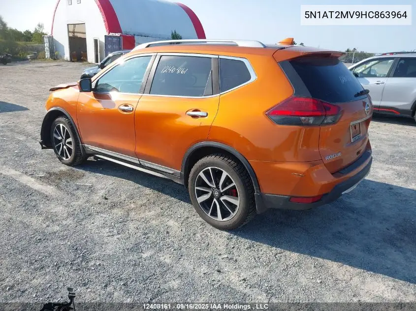 5N1AT2MV9HC863964 2017 Nissan Rogue Sv/Sl