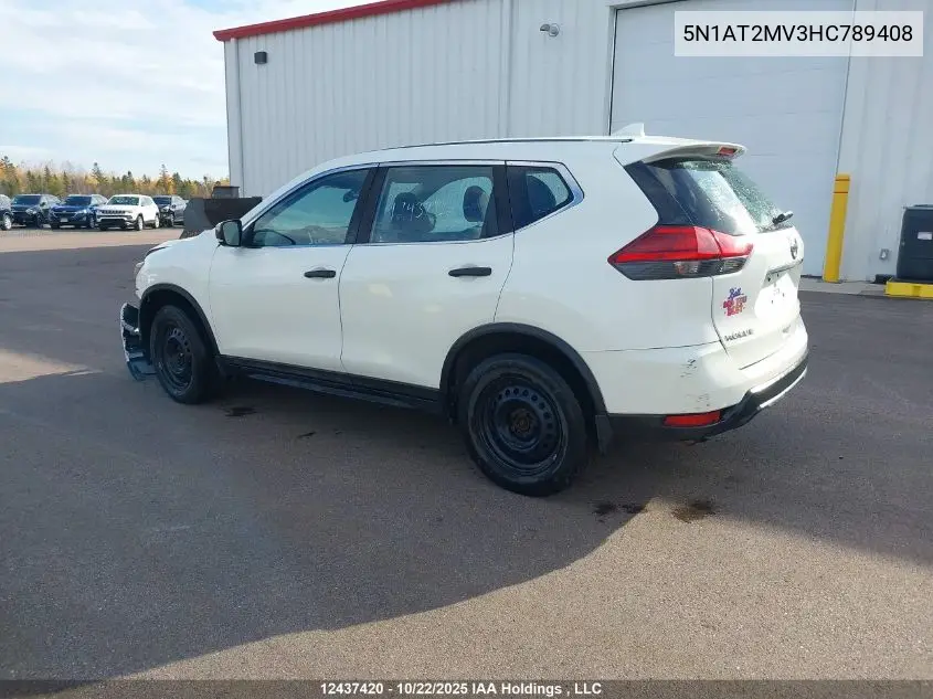 5N1AT2MV3HC789408 2017 Nissan Rogue Sv/Sl