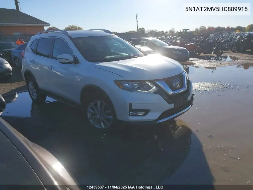 5N1AT2MV5HC889915 2017 Nissan Rogue Sv/Sl