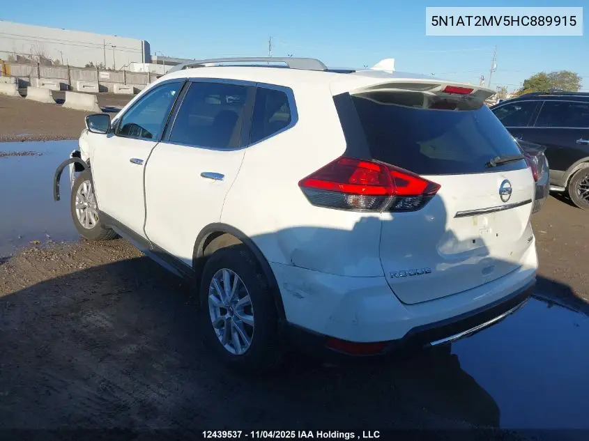 5N1AT2MV5HC889915 2017 Nissan Rogue Sv/Sl