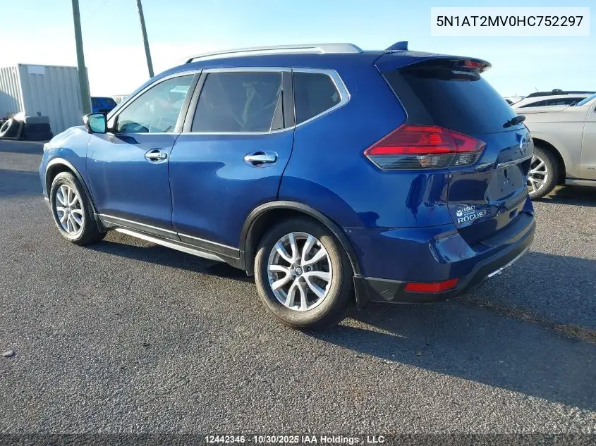 5N1AT2MV0HC752297 2017 Nissan Rogue Sv/Sl