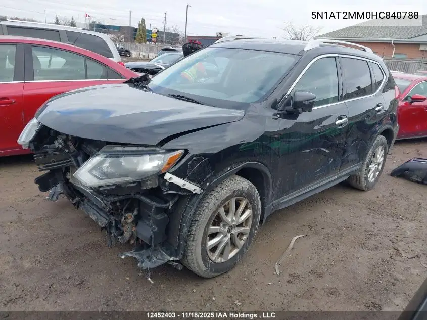 5N1AT2MM0HC840788 2017 Nissan Rogue S
