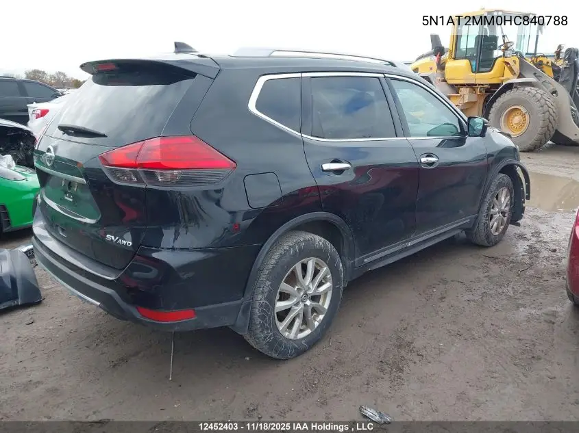 5N1AT2MM0HC840788 2017 Nissan Rogue S