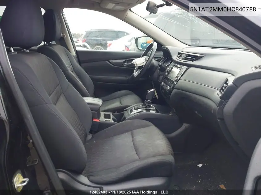 5N1AT2MM0HC840788 2017 Nissan Rogue S
