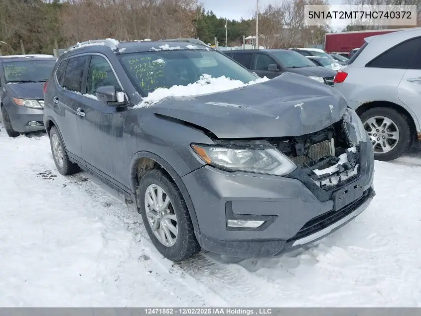 5N1AT2MT7HC740372 2017 Nissan Rogue