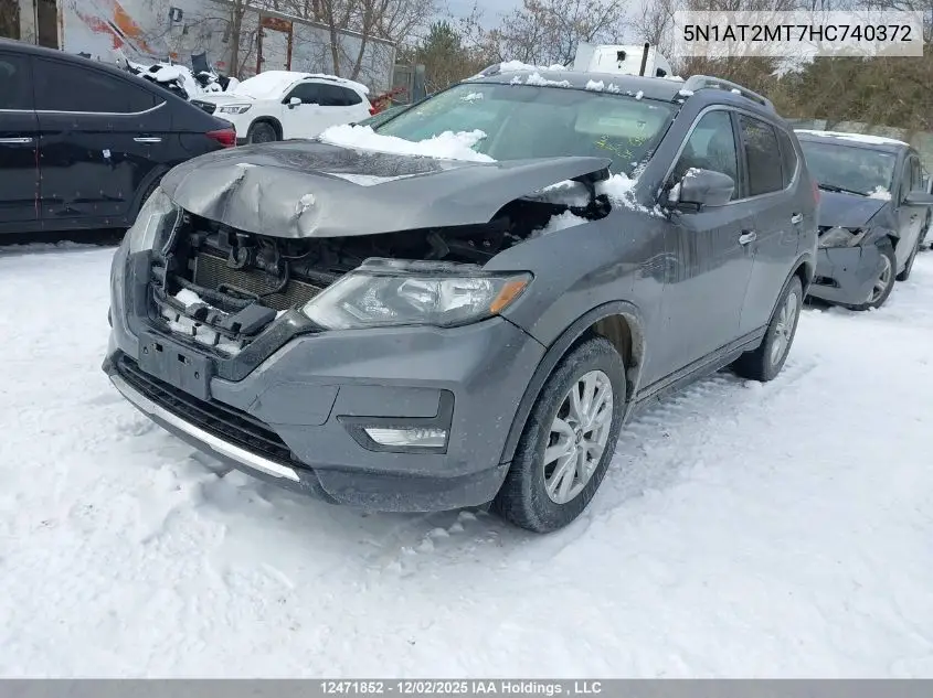 5N1AT2MT7HC740372 2017 Nissan Rogue