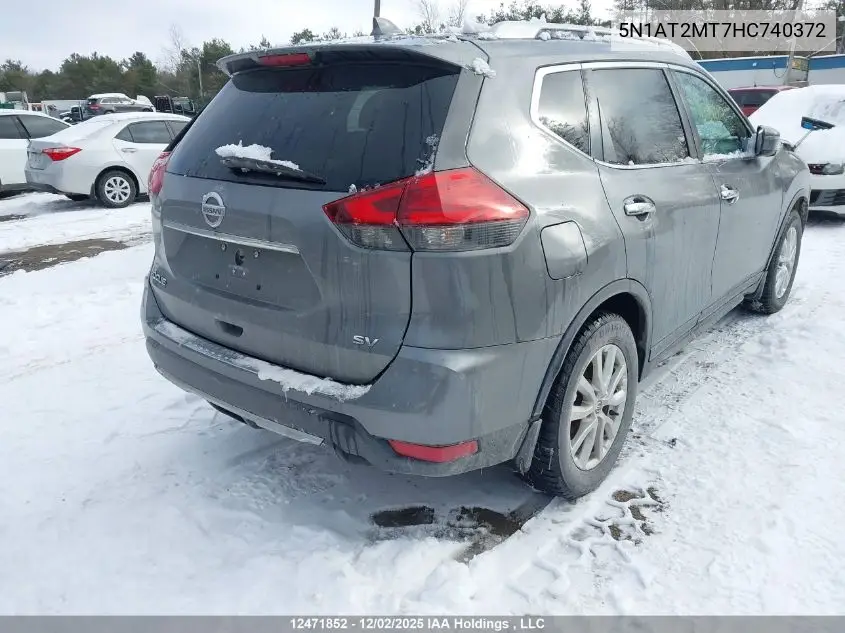 5N1AT2MT7HC740372 2017 Nissan Rogue