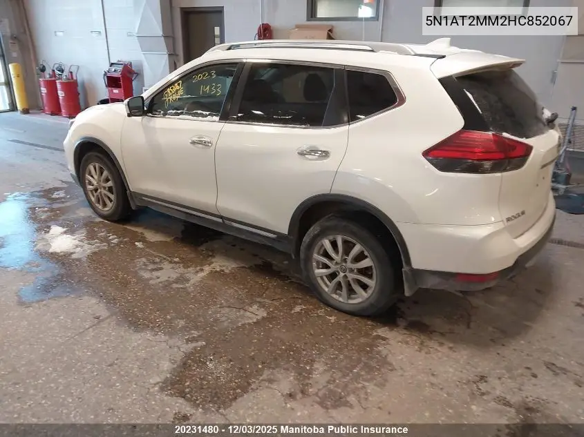 5N1AT2MM2HC852067 2017 Nissan Rogue Sv