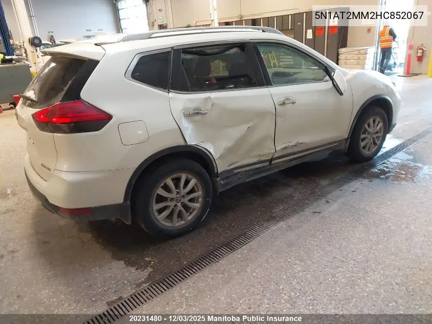 5N1AT2MM2HC852067 2017 Nissan Rogue Sv