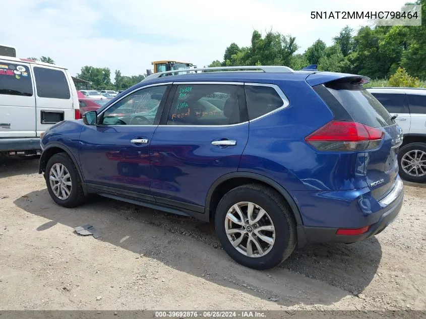 5N1AT2MM4HC798464 2017 Nissan Rogue Sv