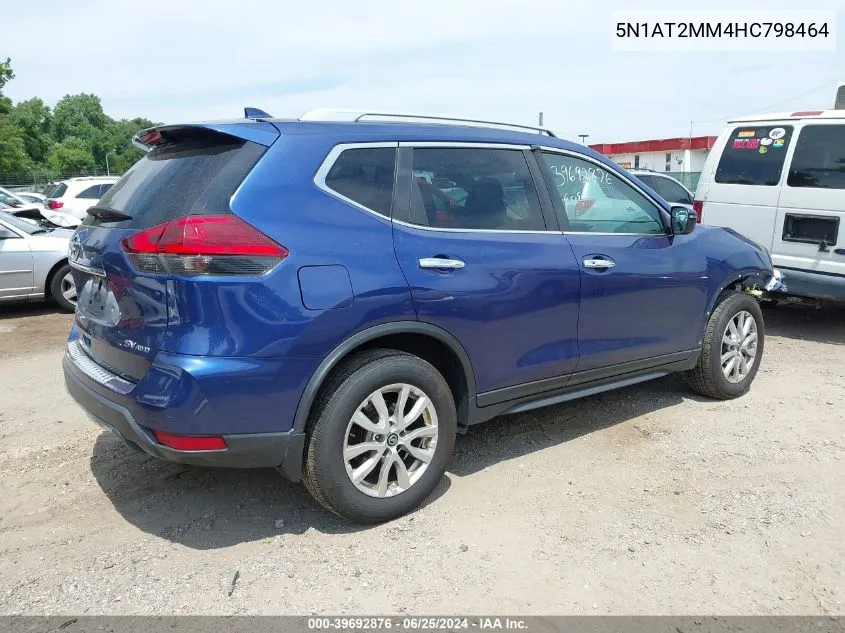 5N1AT2MM4HC798464 2017 Nissan Rogue Sv