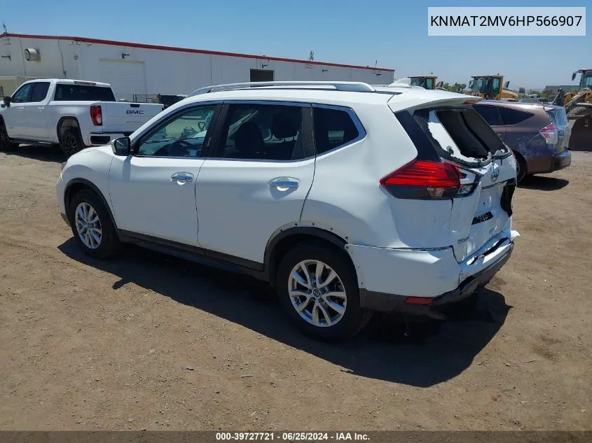 2017 Nissan Rogue Sv VIN: KNMAT2MV6HP566907 Lot: 39727721