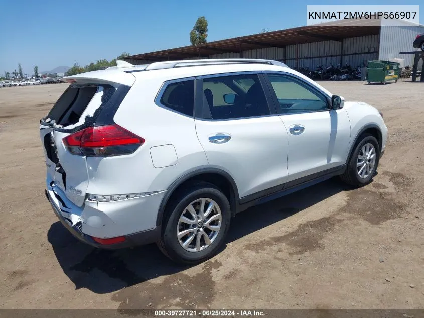 2017 Nissan Rogue Sv VIN: KNMAT2MV6HP566907 Lot: 39727721