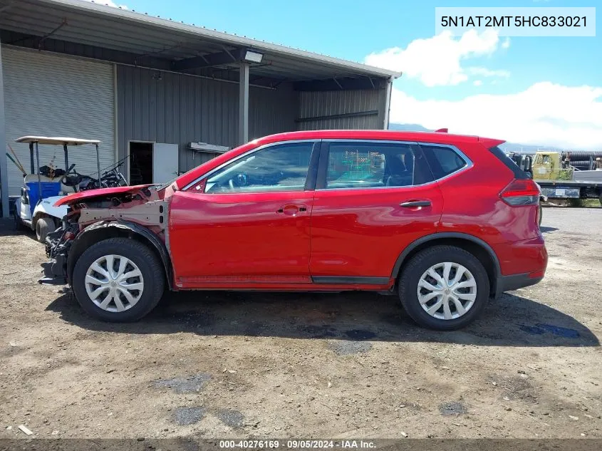 5N1AT2MT5HC833021 2017 Nissan Rogue S