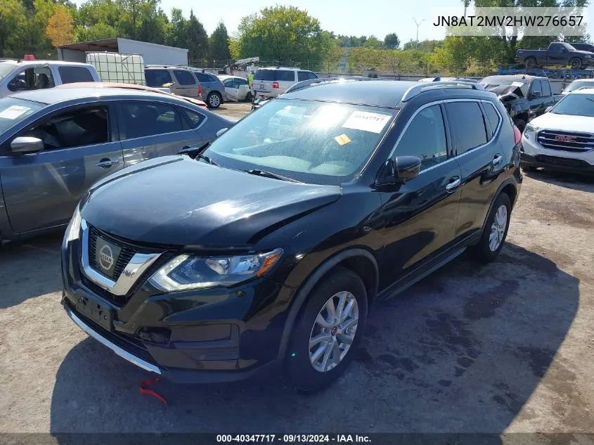 2017 Nissan Rogue Sv VIN: JN8AT2MV2HW276657 Lot: 40347717