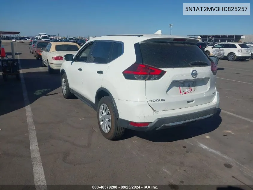 5N1AT2MV3HC825257 2017 Nissan Rogue S