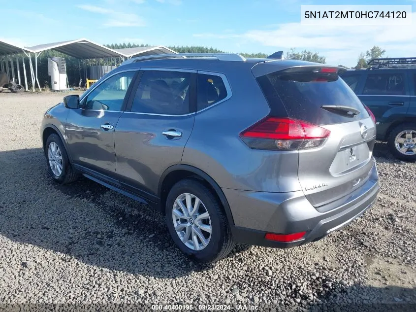 5N1AT2MT0HC744120 2017 Nissan Rogue Sv