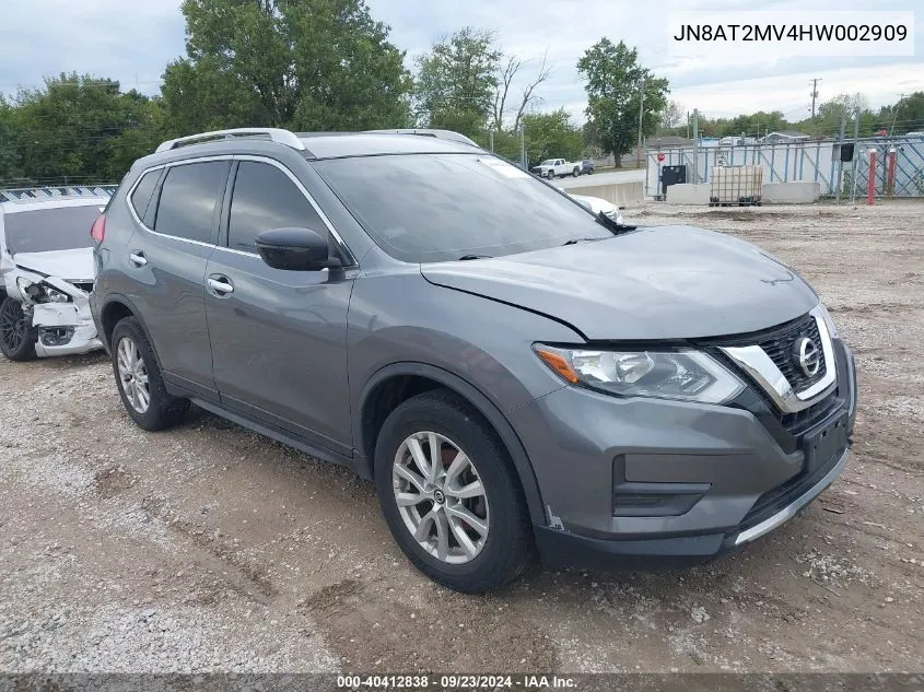 JN8AT2MV4HW002909 2017 Nissan Rogue Sv