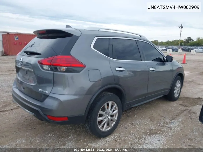 JN8AT2MV4HW002909 2017 Nissan Rogue Sv