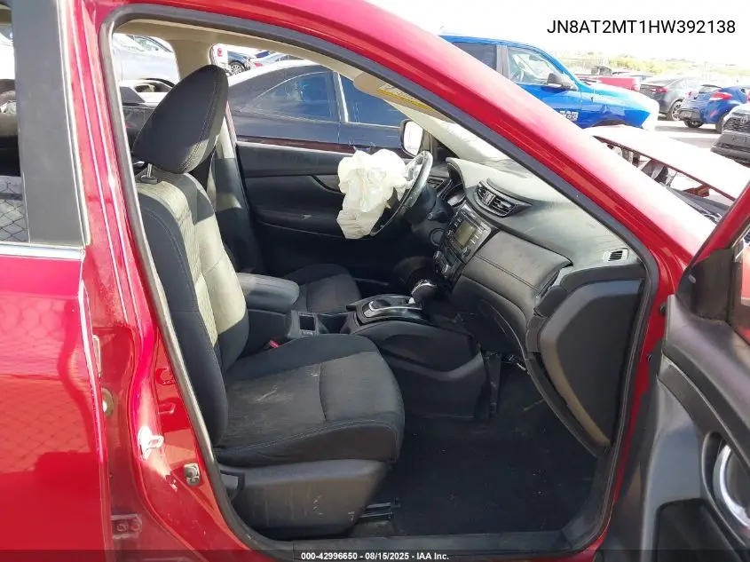 JN8AT2MT1HW392138 2017 Nissan Rogue Sv