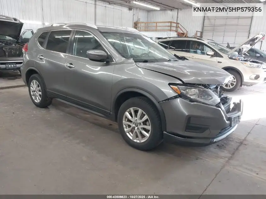 KNMAT2MV5HP579356 2017 Nissan Rogue Sv