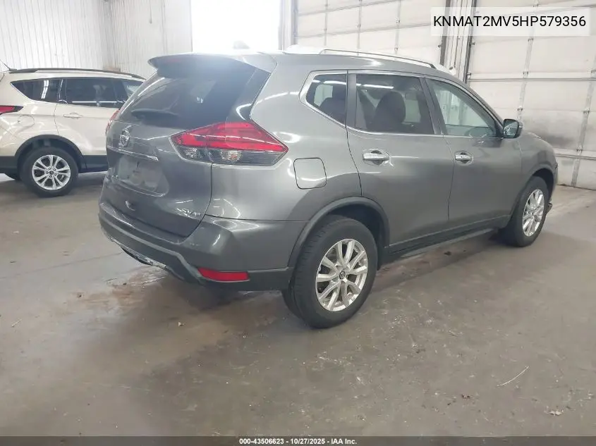 KNMAT2MV5HP579356 2017 Nissan Rogue Sv