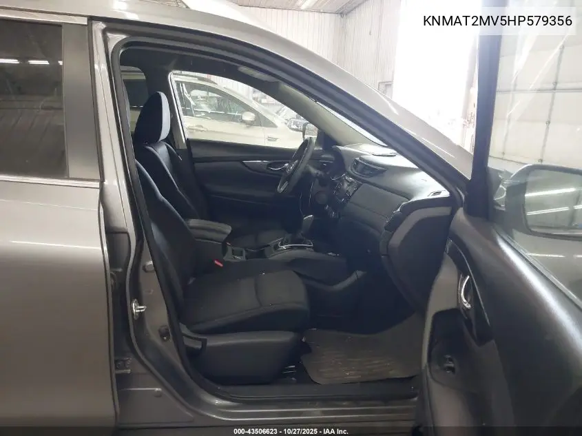 KNMAT2MV5HP579356 2017 Nissan Rogue Sv