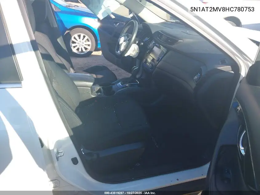 5N1AT2MV8HC780753 2017 Nissan Rogue Sv