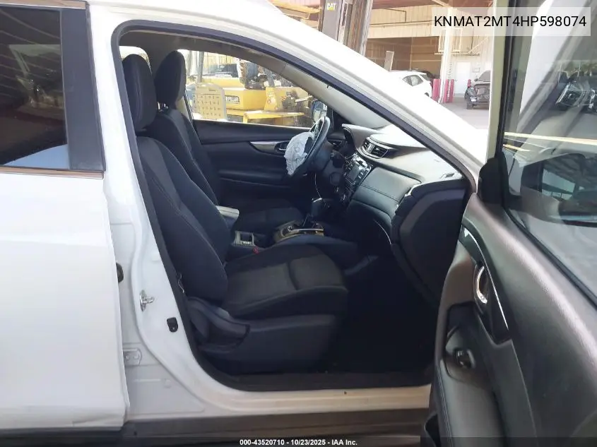 KNMAT2MT4HP598074 2017 Nissan Rogue Sv