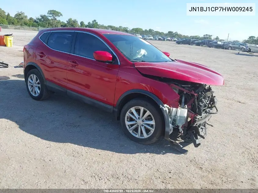 JN1BJ1CP7HW009245 2017 Nissan Rogue Sport S