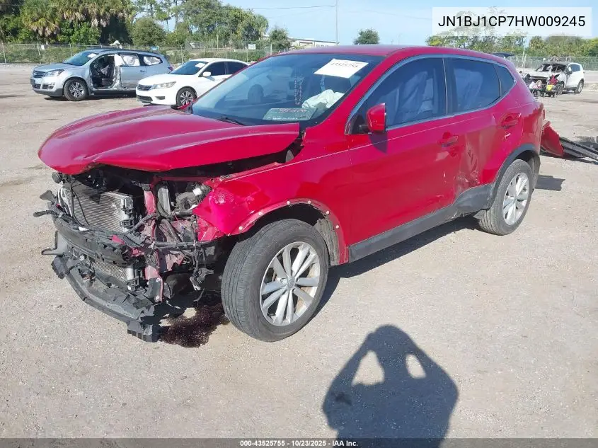 JN1BJ1CP7HW009245 2017 Nissan Rogue Sport S