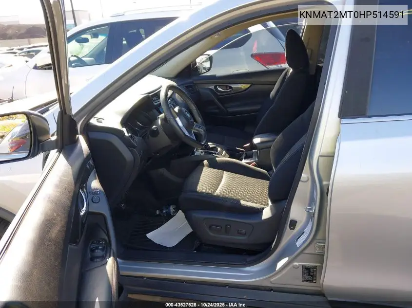 KNMAT2MT0HP514591 2017 Nissan Rogue Sv