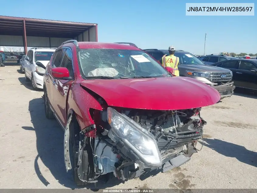 JN8AT2MV4HW285697 2017 Nissan Rogue Sl
