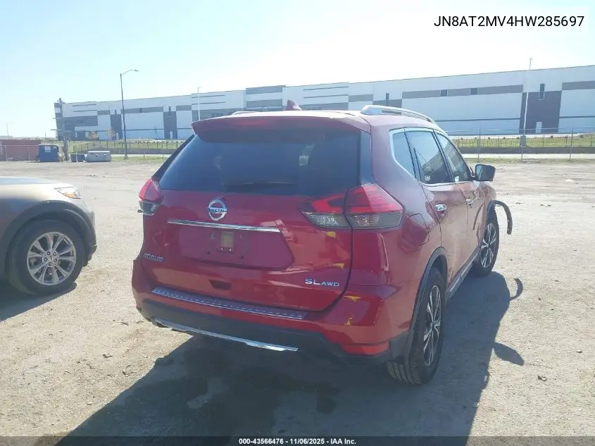 JN8AT2MV4HW285697 2017 Nissan Rogue Sl