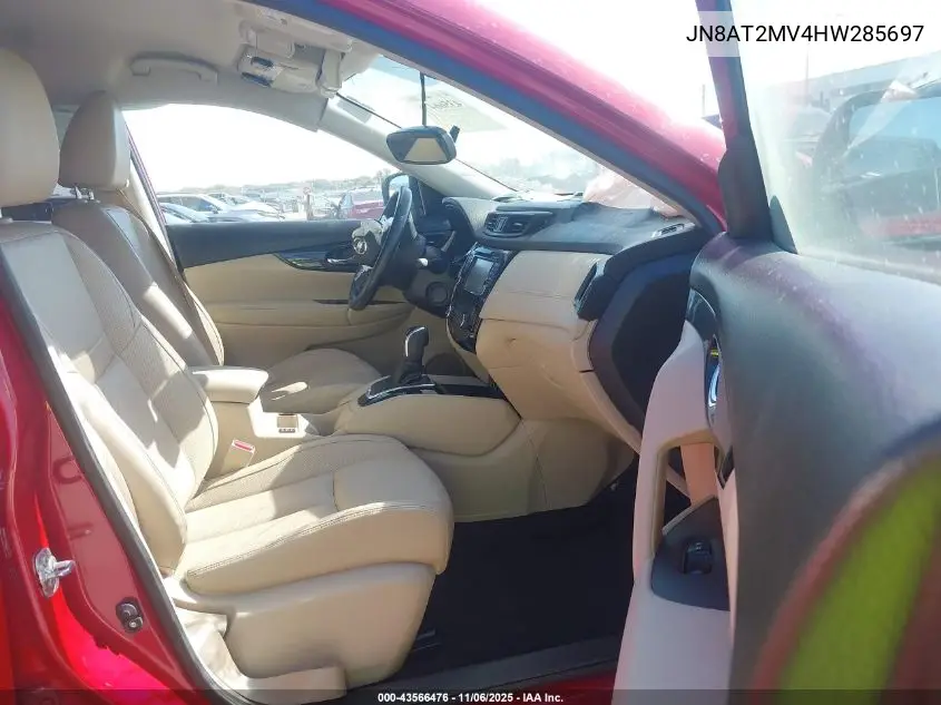 JN8AT2MV4HW285697 2017 Nissan Rogue Sl