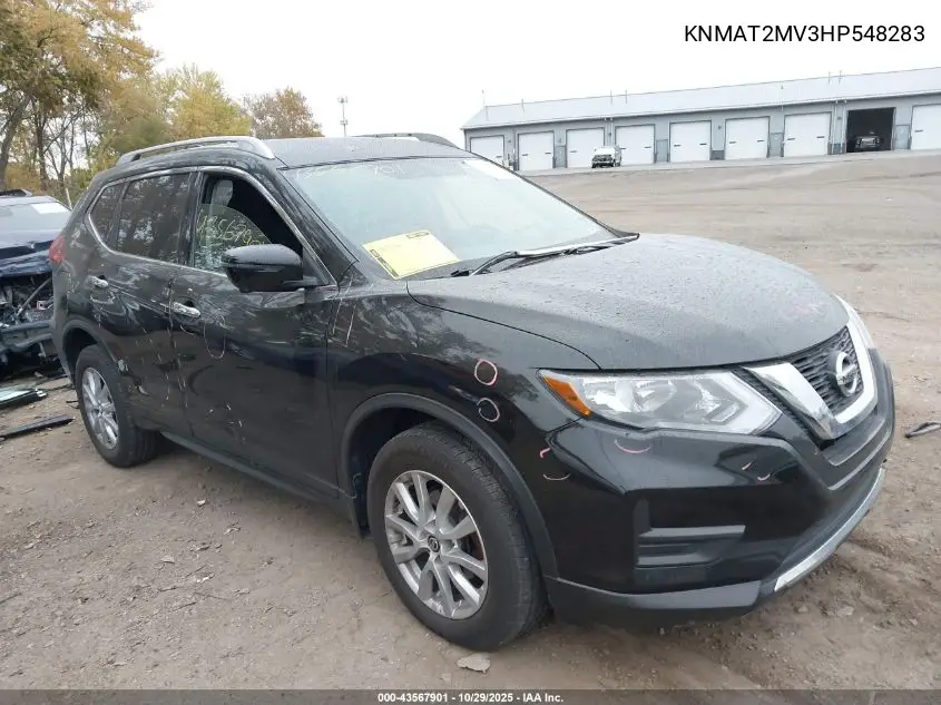 KNMAT2MV3HP548283 2017 Nissan Rogue Sv