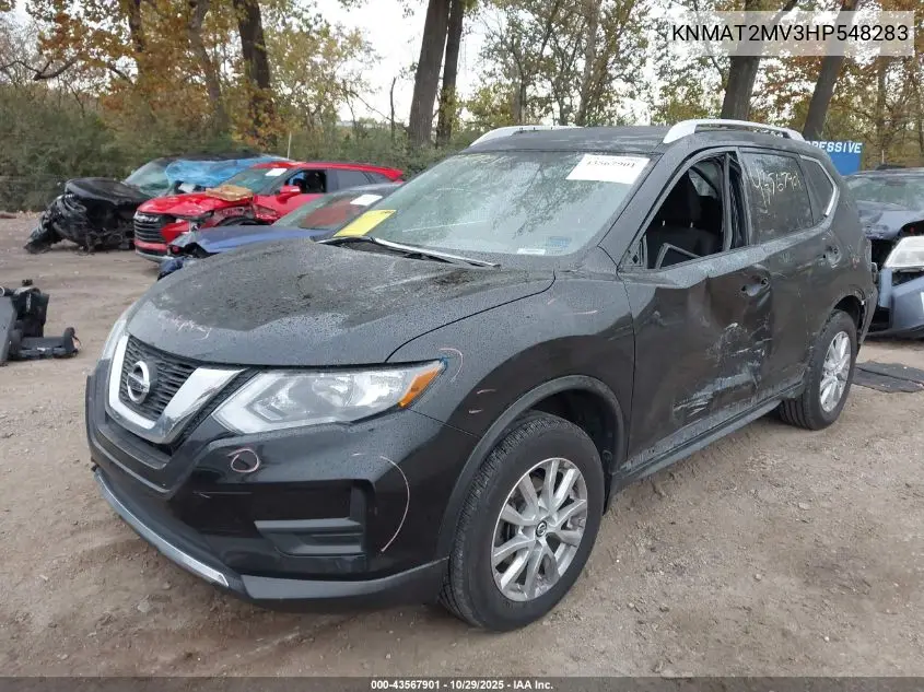 KNMAT2MV3HP548283 2017 Nissan Rogue Sv