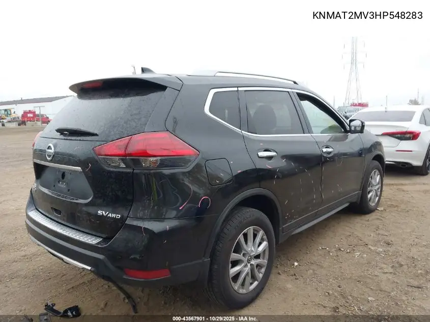 KNMAT2MV3HP548283 2017 Nissan Rogue Sv