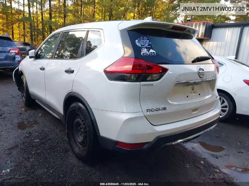 JN8AT2MV1HW007730 2017 Nissan Rogue S