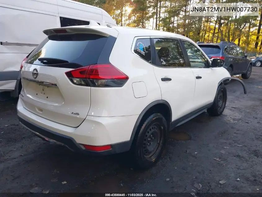 JN8AT2MV1HW007730 2017 Nissan Rogue S