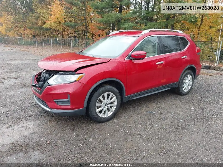 JN8AT2MV8HW268028 2017 Nissan Rogue Sv