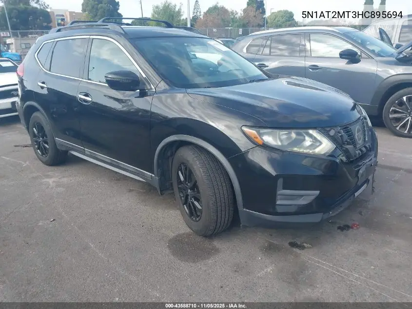 5N1AT2MT3HC895694 2017 Nissan Rogue Sv