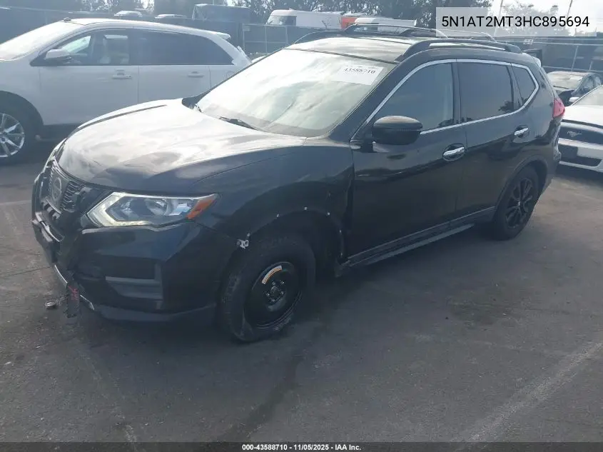 5N1AT2MT3HC895694 2017 Nissan Rogue Sv