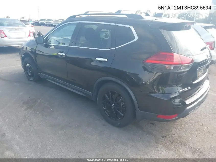 5N1AT2MT3HC895694 2017 Nissan Rogue Sv