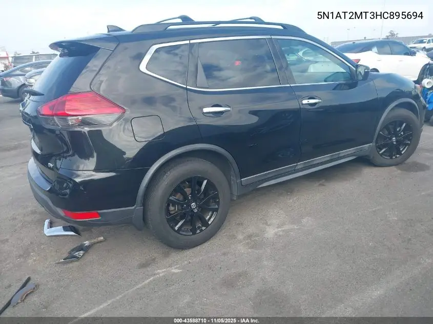 5N1AT2MT3HC895694 2017 Nissan Rogue Sv