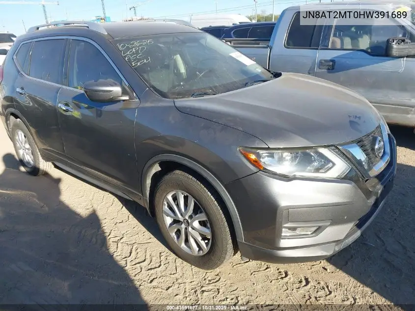 JN8AT2MT0HW391689 2017 Nissan Rogue Sv