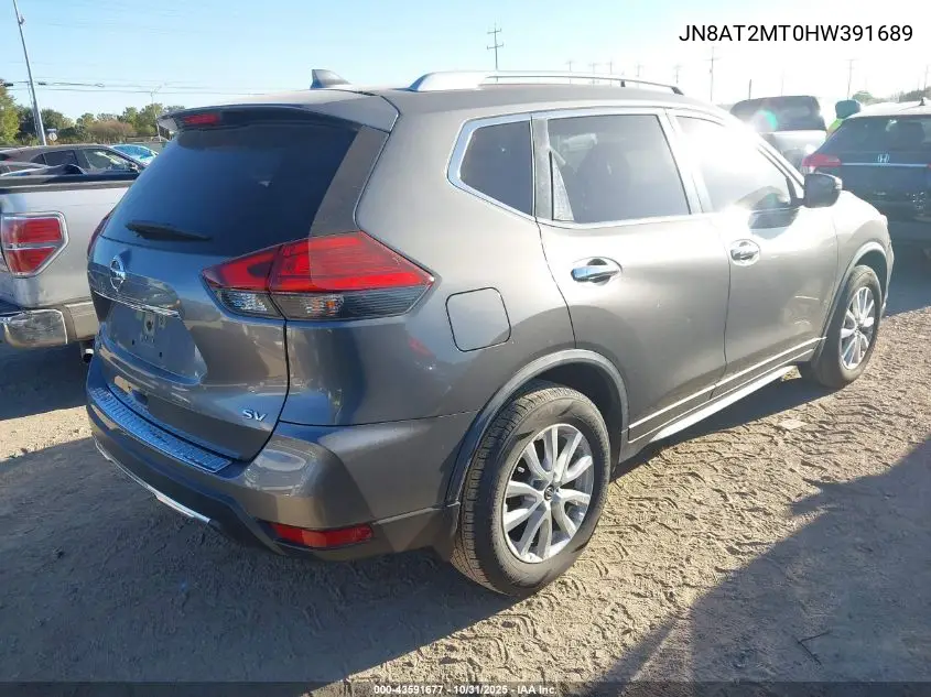 JN8AT2MT0HW391689 2017 Nissan Rogue Sv