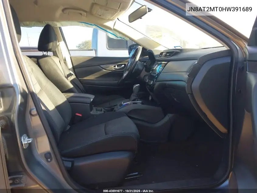 JN8AT2MT0HW391689 2017 Nissan Rogue Sv