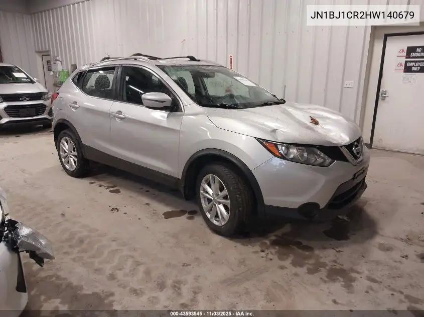 JN1BJ1CR2HW140679 2017 Nissan Rogue Sport Sv